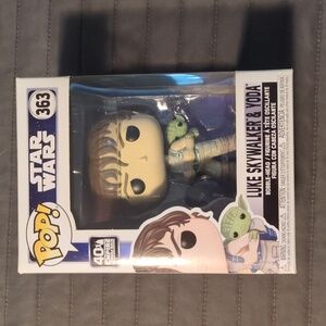 Funko Pop Luke Skywalker & Yoda 363